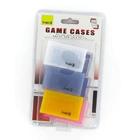 Logic 3-Blister de 6 Boites en Couleurs pour Jeux Nintendo GBA SP - DS - DSLite - DSi - DSI XL