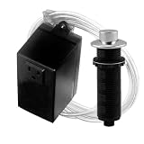West Brass ASB-12 Raised Air Switch with Raised Button & Flange OIL RUBBED BRONZE Finish.