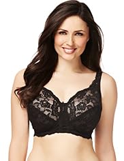 Total Support Non-Wired All-Over Fleur Lace B-G Bra