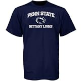 adidas Penn State Nittany Lions Navy Blue Stacked T-shirt