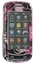 Premium Designer Hard Crystal Snap-on Case for Samsung Impression A877 - (AT&T) Cool Hot Pink Butterfly Print