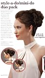 hairdo STYLE-A-DO/MINI-DO DUO PACK, R6 DARK CHOCOLATE