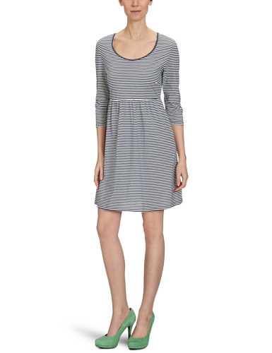 Lana naturalwear Damen Kleid (knielang) , gestreift 121 2342 5006 Kleid Linda, Gr. 40/42 ( Preisvergleich