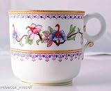 Review royal worcester  / c1886 Royal Worcester small cup loop handle
