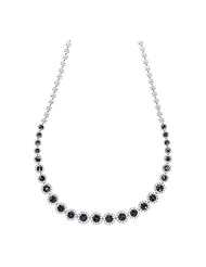 10.52CT-DIA FLOWER NECKLACE