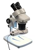 OMAX 5X-60X Binocular Stereo Microscope with 2.0MP USB Camera and Fluorescent Ring Light