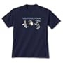 Squirrel Yoga ~ Navy Blue T-Shirt
