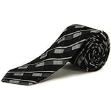 Calvin Klein K1943506001 Men's Trilogy Plaid Neck Tie Grey / Black