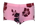 Island Soul Pink on Pink Floral Hipster Swim Bottom (Small)