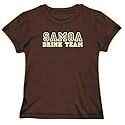 T-Shirt Womens Brown " Samoa Drink Team " Countries