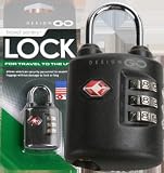 Travel Sentry Lock for travel to the US from Design Go