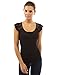 PattyBoutik Women's Floral Lace Crochet Shoulder Sleeveless Top