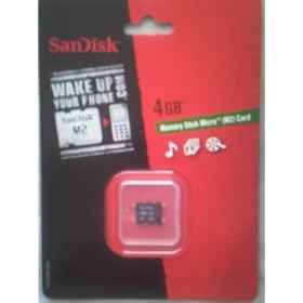 Sandisk 4gb Memory Stick Micro M2 in retail packaging