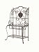 Powell Bloomfield Hand Mottled Antique Bronze Baker's Rack