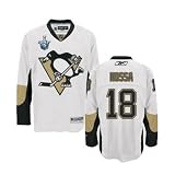 HOSSA 2008 STANLEY CUP #18 Pittsburgh Penguins RBK NHL Premier Hockey Jersey by Reebok (Custom Sewn with Authentic Tackle Twill)