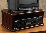Craftsman Two-tier Tv Turntble For 27 Tv Macintosh Oak