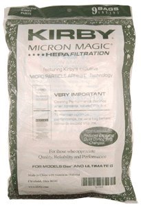 Kirby Micron Magic Hepa - Replacement bags - 9 Pack
