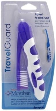Sprayco 800335 Microban Travel Toothbrush