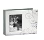 Hortense B. Hewitt Wedding Accessories, Guest Book, Silver-Plated, 7.675-Inches x 5.5-Inches