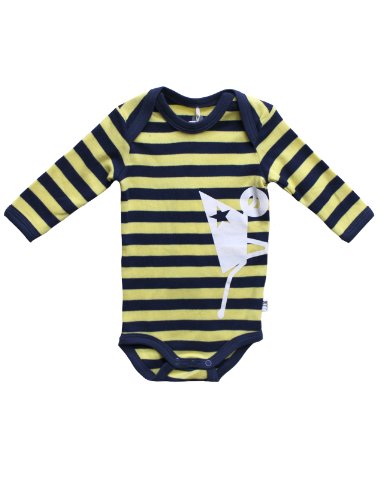 Green Cotton Baby - Jungen Body 1580028400, OLISA, Gr. 86, Blau (Blue) Preisvergleich