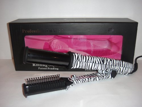 ISO styler rolling styler black and pink &Zibra
