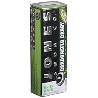Jones Soda Candy Green Apple Carbonated Candy, 0.89-Ounce Tins (Pack of 12)