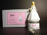 Holiday Barbie with Star Ornament PHB Porcelain Hinged Trinket Box with Star Trinket (PHB)