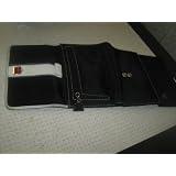 Black/White/Red Multi-Fold Ladies Wallet