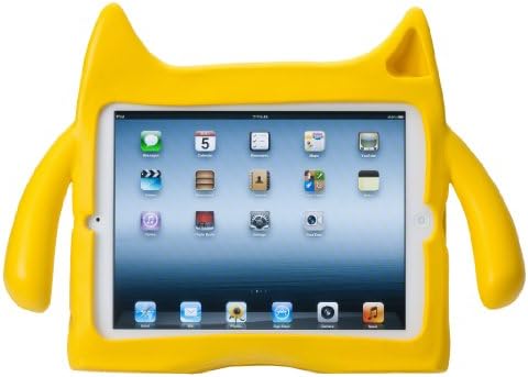 Kid's Drop-Proof IPad Protective Case with Handles (for iPad 2 & later generation, iPad AIR) - yellow