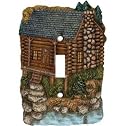 Rivers Edge Products Cabin Single Switch Electrical Cover Plage