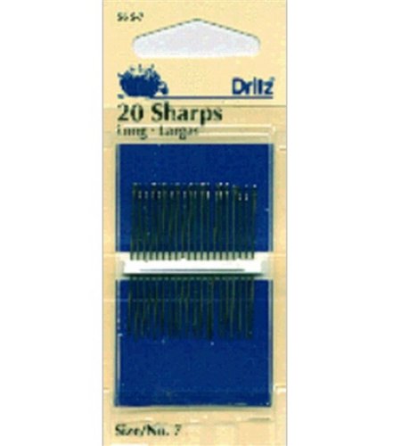 Sharps Hand Needles-Size 7 20/Pkg
