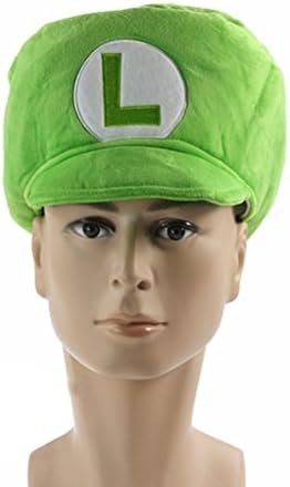 Super Mario Bros Plush Toy Cosplay Luigi Cap Soft Anime Collection Birthday Gifts