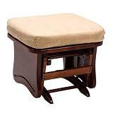 Brooks Furniture Glider Ottoman - Cherry/ Camel