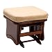 Baby : Brooks Furniture Glider Ottoman - Cherry/ Camel