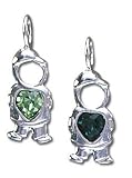 Solid Sterling Silver Boy Birthstone Buddies Charm