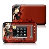 Black Flower Design Protective Skin Decal Sticker for Dell Streak 7 Android ....