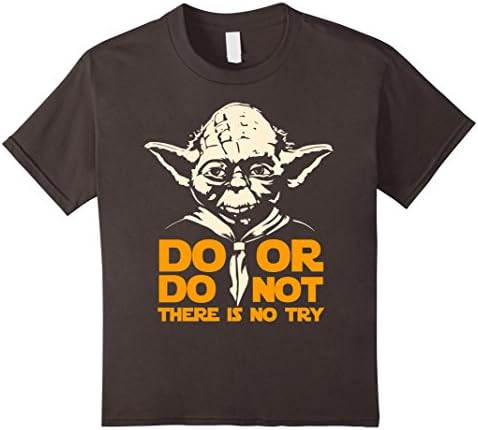 Kids Do or do not, there is no try  Tshirt 10 Asphalt
