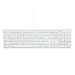 iBUFFALO フルキーボード USB接続 パンタグラフ Macモデル ホワイト BSKBM01WH