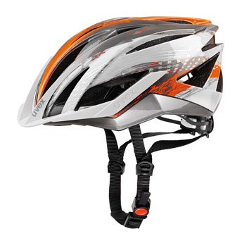 UVEX Uni Fahrradhelm Ultrasonic, silver-orange, 55-58, S41.0.763.0517 Preisvergleich