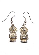 Sterling Silver Celtic Traditonal Scandinavian Norse Troll Earrings