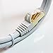 Tera Grand - Premium CAT7 Double Shielded 10 Gigabit 600MHz Ethernet Patch Cable for Modem Router LAN Network - Built with Gold Plated & Shielded RJ45 Connectors, 3 Feet White