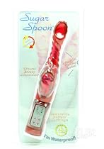 Golden Triangle Sugar Spoon 5.5" Vibrator, Red