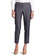 AK Anne Klein Womens Petite Indigo Twill Slim Capri Pant