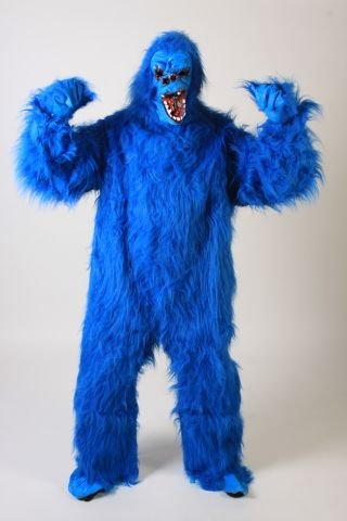 Gorillakostüm blaues Kostüm Gorilla