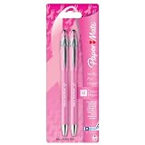 Paper Mate Write for Hope Retractable Ball Tip Pens, 2 Black Ink Pens(70673)
