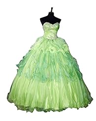 Strapless  Organza  Ball Gown Prom Dress/Quinceanera Dress 