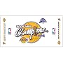 Los Angeles Lakers 2009 NBA Champions Official On Court 22" x 42" Bench Towel