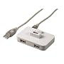 Hama Docking USB 2.0 Hub 1:4, Wei�