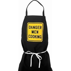 Danger Men Cooking Apron, Black