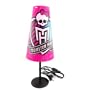 Conical lamp "Monster High" pink black.
